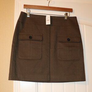 Loft Pencil Skirt - Size 6 Army Green